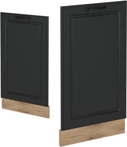 Inbouwvaatwasser Paneel 45 cm Antraciet Landhuisstijl Marmer Look — thumbnail 5