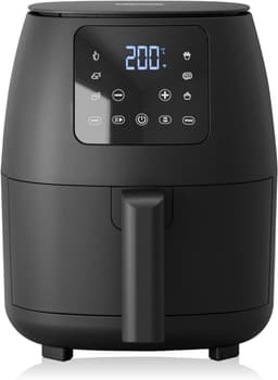 Mini Digitale Heteluchtfriteuse - Olievrij - 6 kookprogramma's - Antiaanbaklaag - Verstelbare thermostaat - 2L - 1500W — thumbnail 1