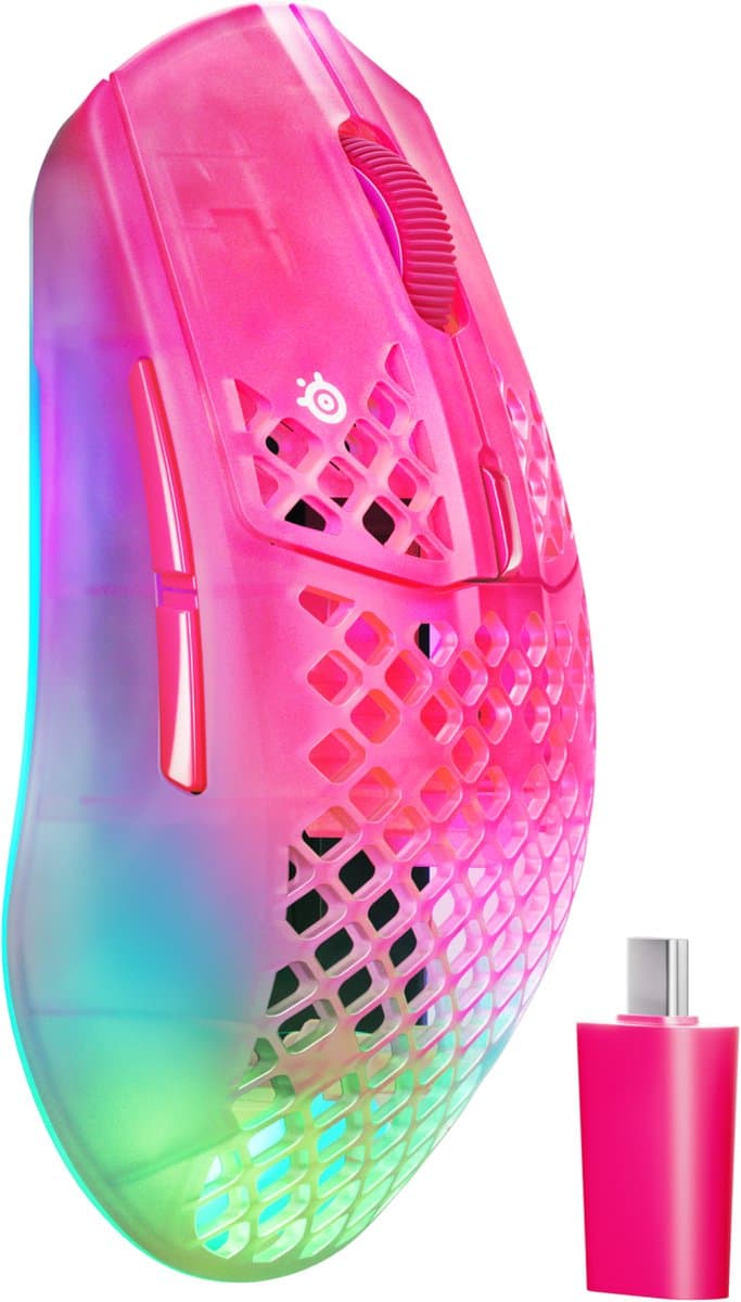 SteelSeries - Aerox 3 Wireless Gen 2 - Magenta Haze — afbeelding 1