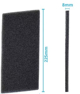Geschikt voor Bauknecht Whirlpool HX 481010354757 droger filter spons, filter, droger vervangingsfilter, spons filtermat, set van 10 stuks — thumbnail 3