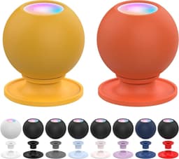 For Google Home Pod Mini Holder Plain Silica Gel Stand, No Screws Required, Speaker Accessory Rack, Space Saving for Kitchen, Bathroom and Bedroom (Google Home Pod Mini, Dark Blue) — thumbnail 1