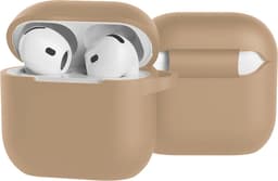 Go Go Gadget - Siliconen hoesje - Geschikt voor Apple AirPods 4 - Zand — thumbnail 2