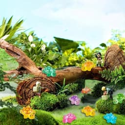 100 stuks Gloeiende Schildpadden Mini Figuren - Hars Poppenhuis Miniaturen voor Sprookjestuin — thumbnail 5