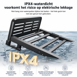 Slimme Elektrische Handdoekverwarmer van Koolstofvezel – Digitale Temperatuurregeling 30-70°C – 24-uurs Timer – Boorvrije Installatie – Aluminium Handdoekdroger voor Badkamer & Hotel — thumbnail 3