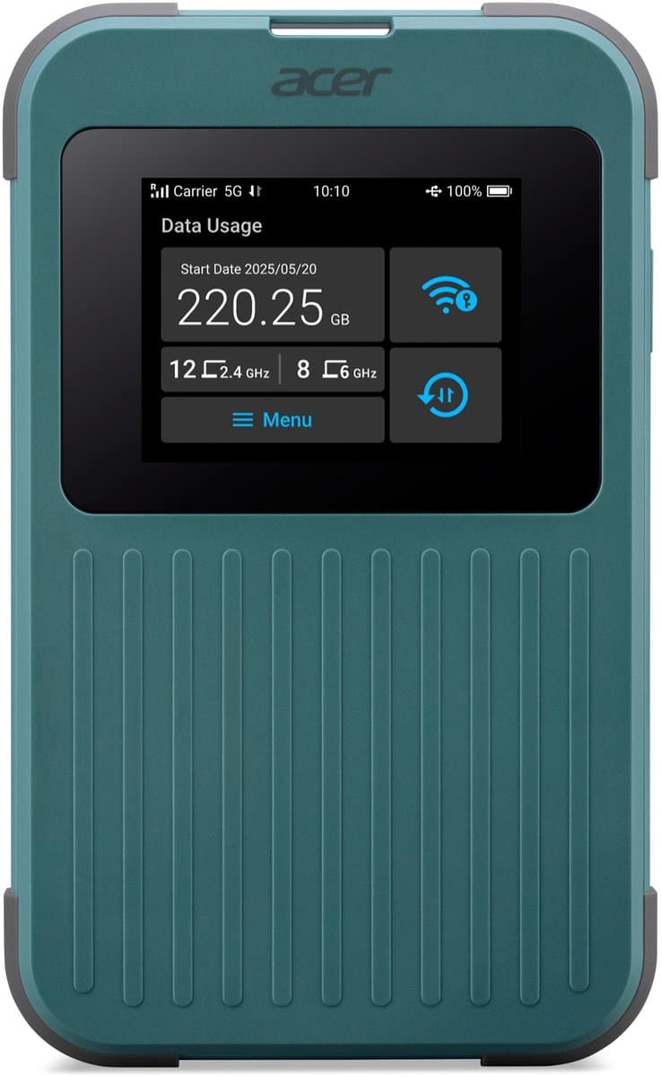 Acer Connect M4E - 20GB draadloze router Dual-band (2,4 GHz / 5 GHz) 5G — afbeelding 1