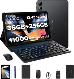 DOOGEE U13 Pro VIP - Tablet - 36GB RAM + 256GB ROM (2TB/TF) - 11000mAh/18W - 13,4 Inch FHD+ 120Hz IPS - Android 16 - T7300 - Dubbele luidsprekers - Wi-Fi 5 - Face ID - Bluetooth 5.4 - Volledige accessoirebundel met toetsenbord, stylus, muis en hoesje — thumbnail 1