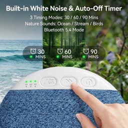 Slaapsprekers - 1 Stuk - Kussen Luidspreker voor Slapen - Ultradun (0,47 inch) - Onderkussen Bluetooth Speaker - Botgeleiding Technologie - Witte Ruis - Draadloos - Private Slaap Luidspreker voor Volwassenen & Kinderen - grijs — thumbnail 2