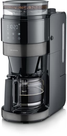 Severin KA 4830 Koffiezetapparaat met Molen – Perfect Grind – 1,25 L – Glazen Kan — thumbnail 2