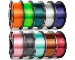 3D Print Filament - Transparant PETG - Modelbouw Printen - Hoge Maatnauwkeurigheid - 10KG Spoel - Transparant