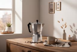 Cookinglife Percolator - Koffiemaker - Campingpercolator - Coffee Percolator - Aluminium Zilver Lichtgewicht - 330 ml 4-6 Kopjes — thumbnail 3
