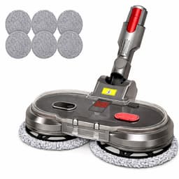 Nifkos Mop Dweil geschikt voor Dyson Steelstofzuiger - Mondstuk Accessoires Opzetstuk & Dweilsysteem voor V7 / V8 / V10 / V11 / V15 series - Vloerwisser en Vloermop - Nat & Droog - Inclusief 2 dweilmops — thumbnail 1
