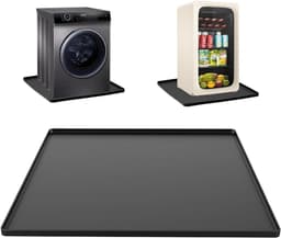 Waterdichte Siliconen Vloerbescherming Bak 60 x 60 cm voor Wasmachines, Droogmachines en Koelkasten, Lekbescherming en Onderhoud — thumbnail 1