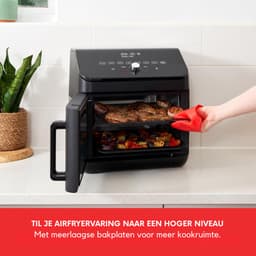 RVV® Heteluchtoven - Oven - Airfryer Oven - 13 Liter - Zwart - 35cm x 38cm x 35cm — thumbnail 2