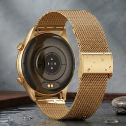Zyon Wear Elira Smartwatch Dames - Goud - HD Touch Scherm - Bluetooth Bellen - Inclusief 2 Bandjes - Hartslagmeter - Sport - Android & iOS — thumbnail 3