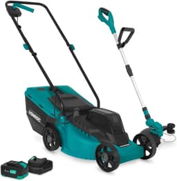 Grasmaaier - Accu maaier - Gazon Onderhoud - Borstelloze Motor - 32 cm - Groen — thumbnail 2