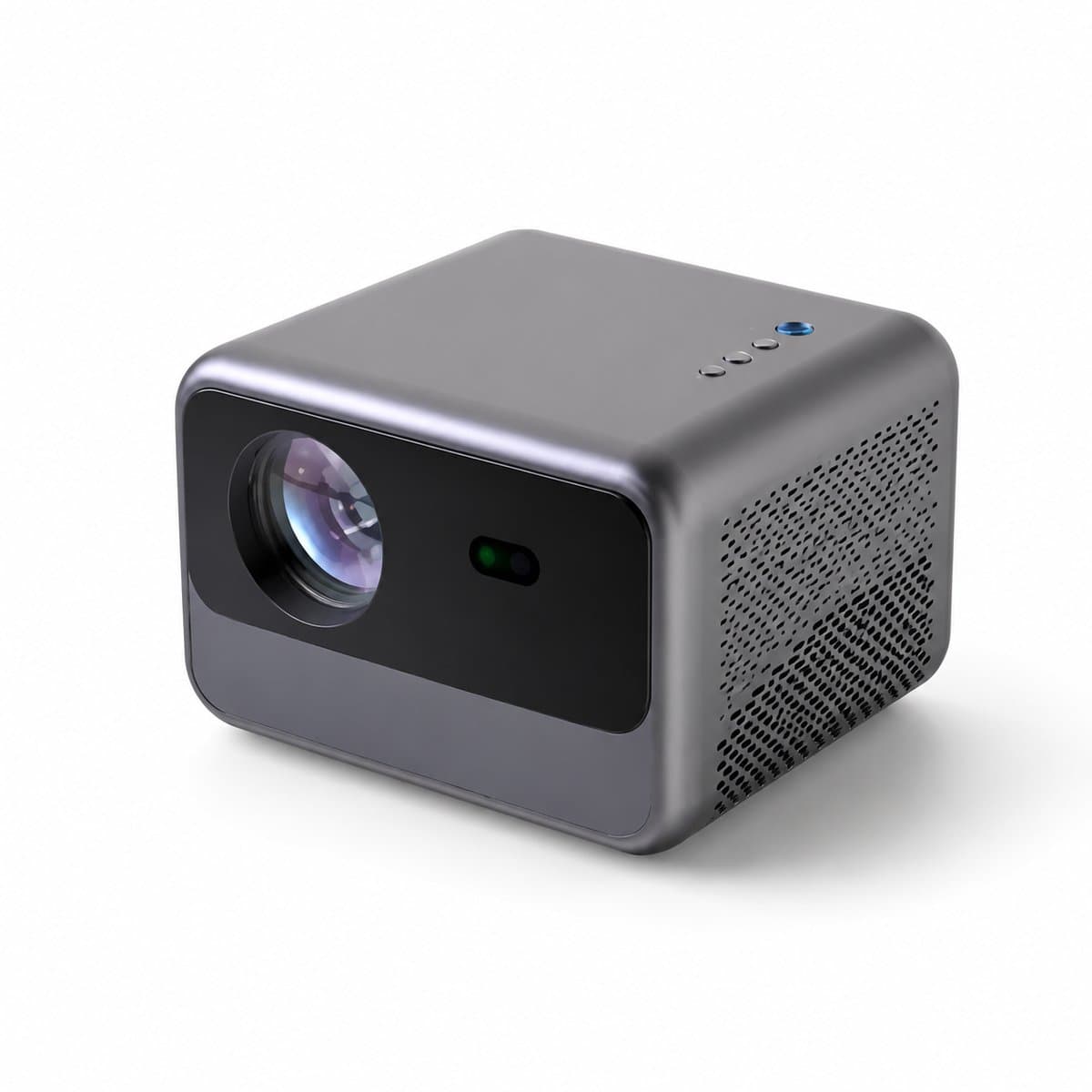 Ryoudavell -Mini Beamer - Smart 1080P Full HD - 4K Ondersteuning - 10.000 Lumen - WiFi & Bluetooth - Ingebouwde Speakers - Draagbare Thuisbioscoop - iOS & Android - Autofocus + Smart Remote — afbeelding 1