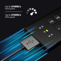 Hardware Versleutelde Draagbare SSD 1TB - PIN Beveiligd en Ultra Snel — thumbnail 4