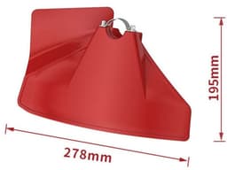 Beschermhoes geschikt voor grasmaaier, beschermhoes geschikt voor grastrimmer, plastic beschermhoes geschikt voor grasmaaier, geschikt geschikt voor grasmaaiers — thumbnail 2
