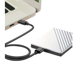Externe Harde Schijf Kabel - Type C Kabel - Snelle Data Overdracht - Hoge Snelheid 5 Gbps - 30 cm