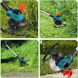 Elektrische Grasmaaier - Draadloze Trimmer - Tuin Onderhoud - Verstelbare Hoek - 6 Inch - One Color — thumbnail 4