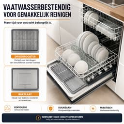 Airfryer Oven – 16Liter – Heteluchtfriteuse – 1800W – 8 Programma’s – PFAS-vrij – Inclusief Accessoires – Royal Swiss® — thumbnail 2