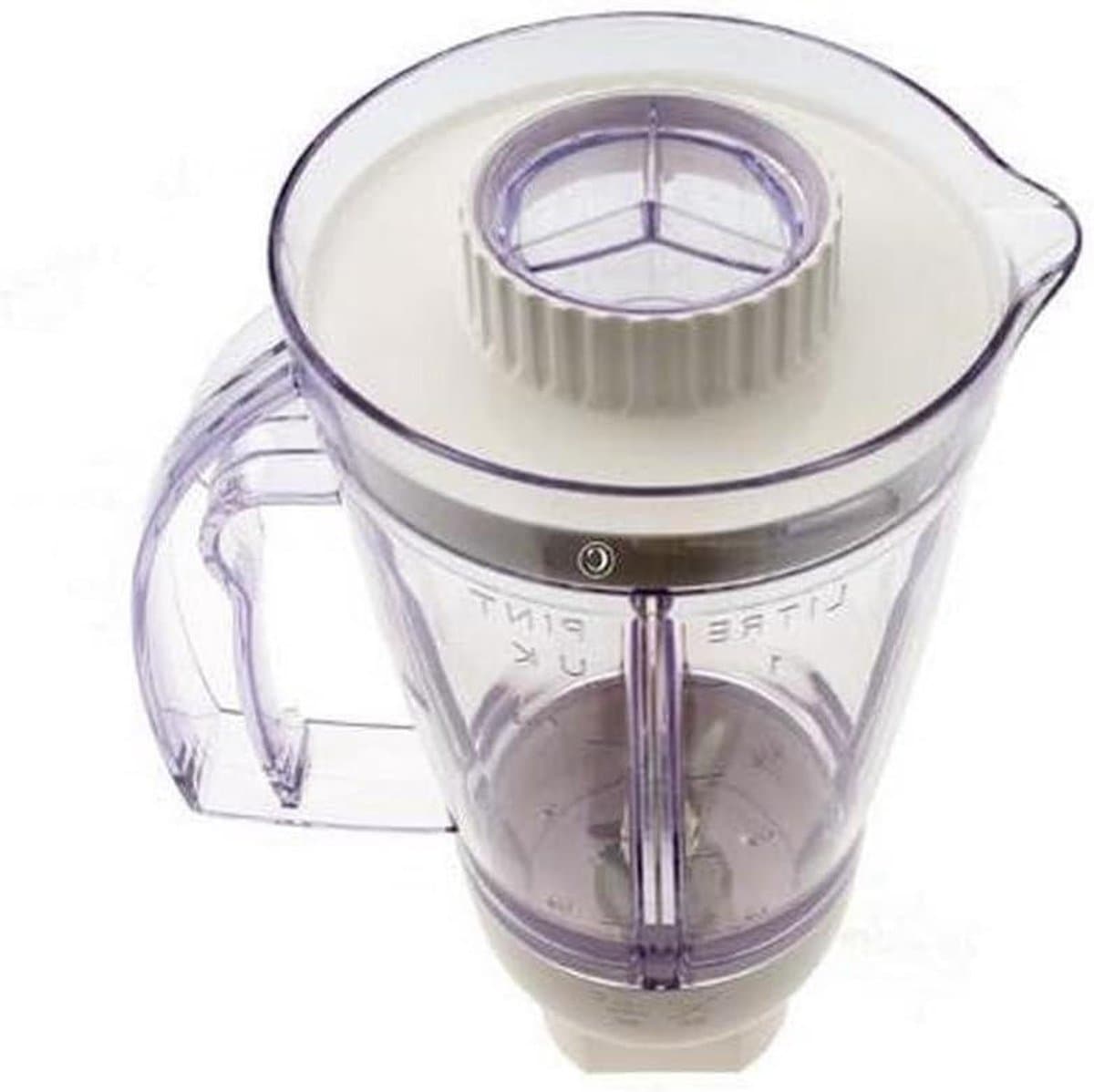 Mixkom Compleet - Keukenmachine Onderdeel - Culinair Bereiden - Roestvrij Staal - 0.4 Kilogram - Zilverkleurig — afbeelding 1