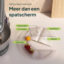 Vivid Green 1500W Keukenrobot - 5L Mengkom - 10 Snelheden - Keukenmixer - Keukenmachine - Grijs — thumbnail 5