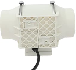ELYSIVM Ventilator - Ventilatoren - Kanaal Ventilator - Kanaalventilator - Inline Afzuigventilator - Ventilatieventilator - 220 m³/u Luchtstroom - 28W - 2600 RPM - 9,5 cm Aansluiting - Wit — thumbnail 2