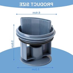 Lintzeef voor Wasmachine en Droger - Compatibel met Bosch Siemens Neff - Vervangend Onderdelenscreen voor Effectieve Lintverwijdering - 10 x 7 cm — thumbnail 6