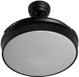 CREATE - Plafondventilator 40W stille intrekbare bladen Ø91cm met licht - Zwart - Afstandsbediening - WIND CLEAR — thumbnail 5