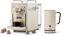 Sjöstrand Espresso Capsule Machine The Original 2.0 Beige + Melkopschuimer - Beige- Set — thumbnail 1