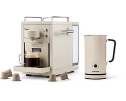 Sjöstrand Espresso Capsule Machine The Original 2.0 Beige + Melkopschuimer - Beige- Set