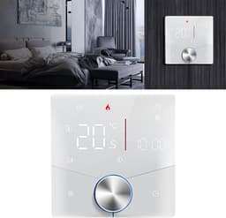 Slimme Thermostaat - Programmeerbare Regelaar - Comfortabel Huis - App Bediening - ±1℃ Nauwkeurig - Wit — thumbnail 4
