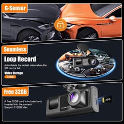 Dashcam voor de Auto - Autocamera - Rijrecorder - Rijweergave — thumbnail 4