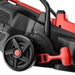 Elektrische Grasmaaier - Accu Grasmaaier Handmaaier - Gazon Onderhouden - Brushless Motor - 32 cm Maaibreedte - Zwart — thumbnail 2