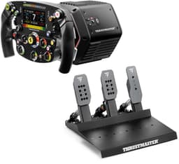 Thrustmaster T818 Black Edition + SF25 + Raceline Pedals III LC – Direct Drive Sim Racing Set - PC — thumbnail 1