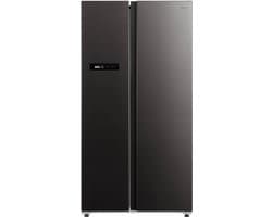 Midea MDRS791MIE28 - Amerikaanse koelkast - Zwart - RVS geborsteld - No Frost - Multi Air Flow - Smart Home - E label - 330 kWh/jaar - 35 dB