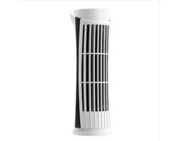 Kleine torenventilator - Draagbare ventilator - Persoonlijke verkoeling - Stille werking - 26 x 7.5 cm - Wit