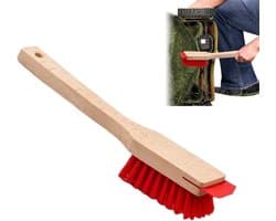Grasmaaier Schraper - Onderhoudsborstel - Gazon Onderhoud - Ergonomisch Ontwerp - 405 cm - Hout
