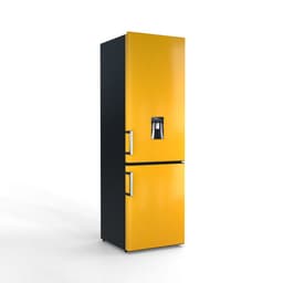 NUNKI LARGEH2O-FYELL / Combi Bottom Koelkast, E klasse, 268l, Waterdispenser, Lucid Yellow, Gloss (FRONT only) — thumbnail 4