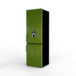 NUNKI LARGEH2O-FGRA / Combi Bottom Koelkast, E klasse, 268l, Waterdispenser, Grass Green, Gloss (FRONT only) — thumbnail 5