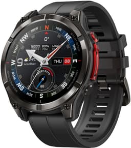 Zeblaze Stratos 4 Pro Smartwatch - Offline kaartnavigatie - GPS - Slaapmonitor - Belfunctie - LED Zaklamp - 170+ Sportmodi- 5ATM - Hartslag/Slaapmeter/SpO2 - IOS & Android - Zwart — thumbnail 1