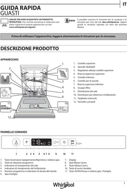 Whirlpool W2I HD524 AS-1 Inbouwvaatwasser 14 couverts Energielabel E + 3 Jaar Gratis Extra Garantie — thumbnail 5
