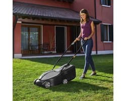 Accu Grasmaaier – Elektrische Maaier – Lithium-ion Maaier – Draadloze Grasmaaier – Tuinmaaier – 30 cm Maaibreedte – 20V 4Ah Accu – 30 Liter Grasopvang