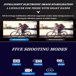Motorcycle Helmet Camera for MT V-12 TARGO, Dashcam with Loop Recording Wide Angle Lens, Multifunction Motorcycle Helmet Recorder Actioncam Security Camera — thumbnail 4