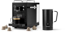 Sjöstrand Espresso Capsule Machine The Original 2.0 Black+ Melkopschuimer - Zwart- Set — thumbnail 1