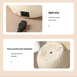 Mini Rice Cooker, Small Electric Rice Cooker 1.8 Litre with Keep Warm Function, for 1-3 Servings, Non-Stick Coating in the Inner Pan, Easy to Clean, for Cooking — thumbnail 4