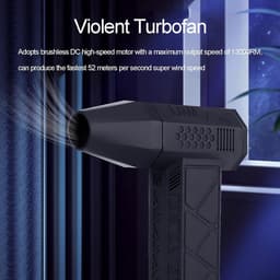Mini Turbo Jet Fan - Krachtige Blazer Compacte Ventilator - Elektronica Reinigen - 130.000 RPM Motor — thumbnail 4
