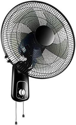Elektrische Wandventilator - Schommel Ventilator - Ruimte Koelen - Krachtige Motor - 18 inch - Zwart — thumbnail 1