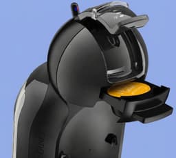 KRUPS NESCAFÉ Dolce Gusto MiniMe KP120810 - Koffiecupmachine - Antraciet / zwart + 1 blauwe mok "Coffee for mama" + roze tegel met hartje + tegelhouder — thumbnail 5